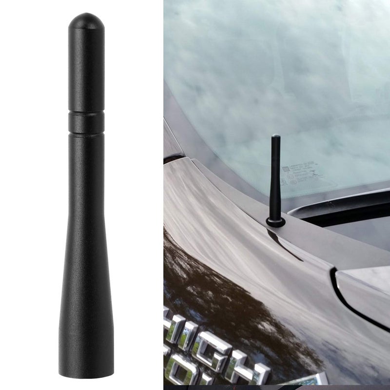 Bingfu Vehicle Short Antenna Mast Car Truck Mini Antenna Replacement for Heavy Duty Truck - Image 1